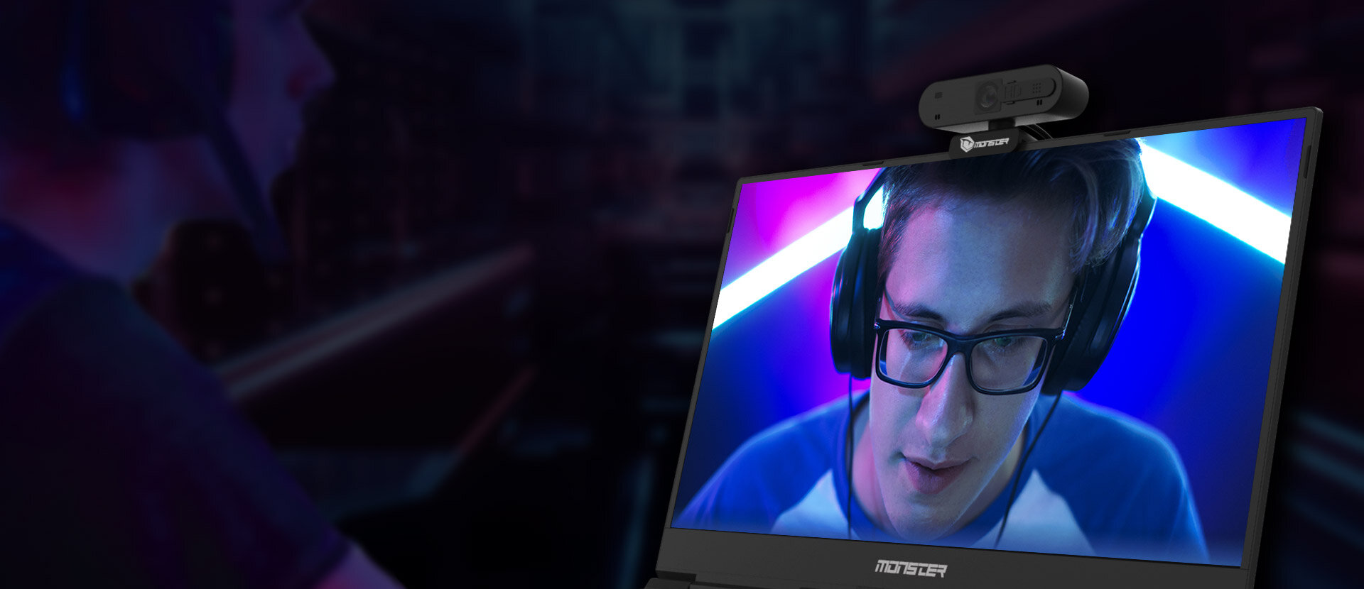 Monster Notebook Pusat Webcam